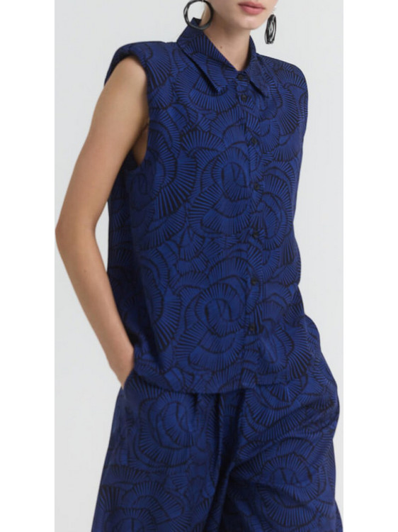 Namaste Tamali Γυναικείο Πουκάμισο Μπλε WW0426015-BLUE