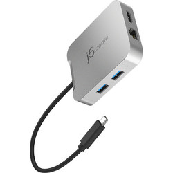 j5create 4K60 Elite Travel Dock USB-C Docking Station με HDMI PD Ethernet