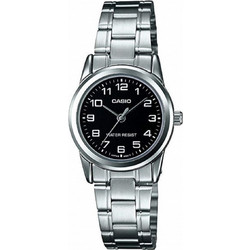 Casio Γυναικείο Ρολόι με Ασημί Μεταλλικό Μπρασελέ LTP-V001D-1B