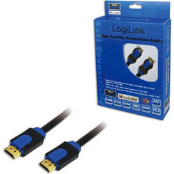 LogiLink Καλώδιο HDMI 1.4 HDMI Male to HDMI Male 15m Black