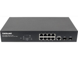 Intellinet 561167 Managed L2 Switch με 8 Θύρες Ethernet 1000Mbps και 2 SFP θύρες