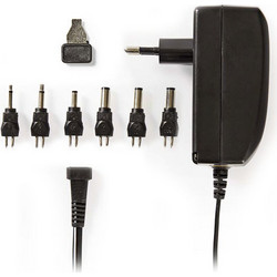 Universal Τροφοδοτικό Nedis ACPA003 AC Power 9.0/12/13.5/15/18/20/24 VDC, 1A - 1.5A