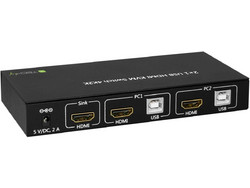 Techly KVM Switch HDMI2U 2 x USB / HDMI