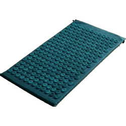 Yogistar - Χαλάκι 'acupress relax lotus' για μασάζ - ενεργοποιεί τα σημεία βελονισμού με 6.050 σημεία πίεσης από οργανικά υλικά - petrol Διαστάσεις: 77 x 45 x 2 cm