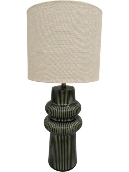 Φωτιστικό Επιτραπέζιο Aro 035310 30x30x64,5cm E14 40W Green-Beige