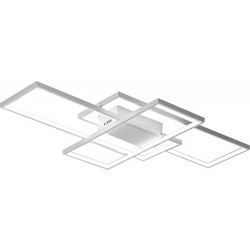 Φωτιστικό οροφής led λευκό 3CCT Dimmable by remote control 58w 5300Lm