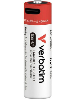 Verbatim Rechargeable Batteries Aa USB-C 4psc. - (30249)