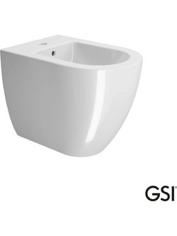 Μπιντέ δαπέδου GSI Pura 55 cm - Λευκό