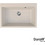 Duralit KZ075 Ένθετος Νεροχύτης Γρανίτη Ματ Beige Avena 76x50cm