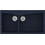 Sanitec Classic 326 Επικαθήμενος Νεροχύτης Γρανίτη Ματ Granite Blue 93x51cm