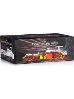 MikaMax Racing Car Decanter Set Γυάλινη Καράφα Αγωνιστικό Αυτοκίνητο 400ml