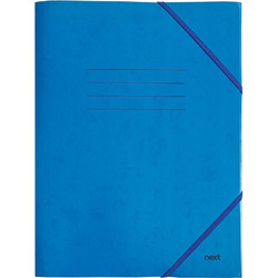 Next φάκελος με λάστιχο οικολογικός μπλε Υ32x24,5εκ. 400γρ