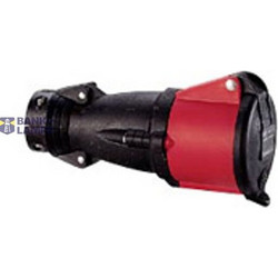 Mobile socket Hypra - IP 44 - 380/415 V - 32 A - 3P+E - rubber