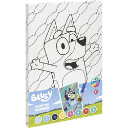 Bluey Happy Σετ Ζωγραφικής με Αριθμούς 30x20 εκ