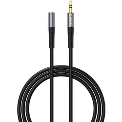 Orico Axf Mini Jack 3.5mm Male To Female Audio Cable 1m - Black -AXF-10-BK-Bp - (ORICO-AXF-10-BK-BP)