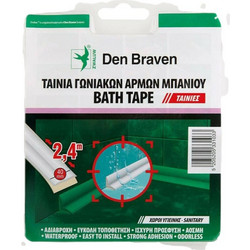 Den Braven Μονωτική Ταινία Γωνιακών Αμών 22mm x 2.4m Λευκή