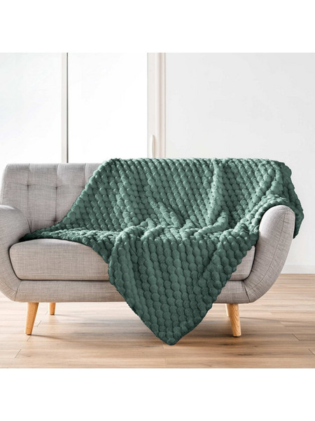 Κουβέρτα Fleece Υπέρδιπλη (220x240) L-C Frosty Cedar 1613018