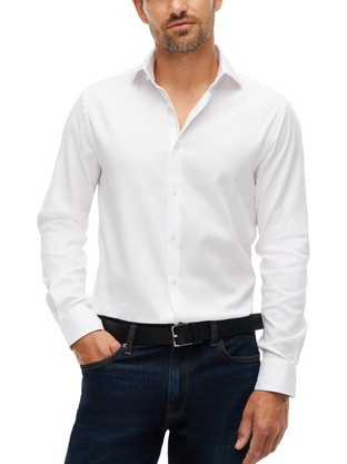 Tommy Hilfiger Ανδρικό Πουκάμισο Λευκό MW0MW44718-YBR