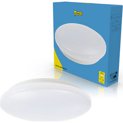 Πλαφονιέρα Οροφής 123LED 27 cm 3000K 1160lm IP44 12W White