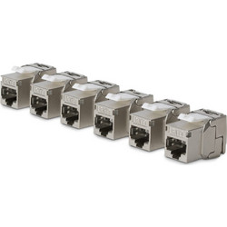 StarTech Keystone CAT8 6-τεμ. Keystone Jack (C8KEYSTP1806PK) - Shielded, Toolless, 180