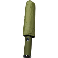 Αυτόματη ομπρέλα σπαστή με φακό LED - 10K - Tradesor - 585670 - Green