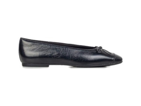 Clarks CLARKS WOMEN'S BALLERINAS BEFANA BOW 26329414 BLACK LEATHER Clarks