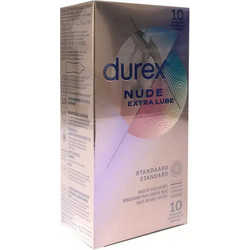 Durex Nude Extra Lube 10τμχ