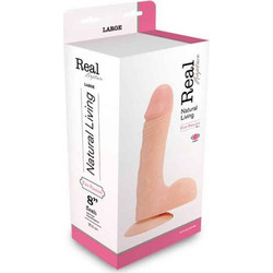 Toyz4lovers Real Rapture Natural Living Fire Passion Remote Ρεαλιστικός Δονητής για Ζευγάρια με Τηλεχειριστήριο 20.5cm Flesh