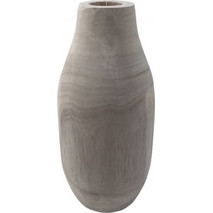 Ξύλινο Διακοσμητικό Βάζο Paulownia Φ12x27cm | Nomikou Home