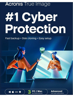 Acronis True Image Advanced (3 Devices - 1 Year) 500 GB Ηλεκτρονική Άδεια - άμεση παράδοση σε mail την ίδια ημέρα