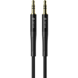 Καλώδιο Ήχου Devia EC618 3.5mm/3.5mm 1m Ipure Μαύρο