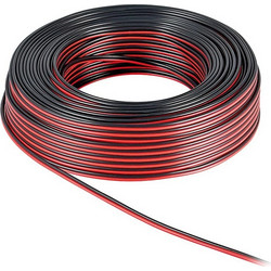 POWERTECH καλώδιο ήχου 2x 1.50mm CAB-SP005, CCA, 10m, μαύρο & κόκκινο
