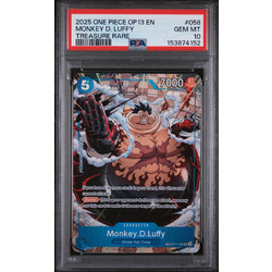 Monkey.D.Luffy - CARRYING ON HIS WILL - OP11-058 - PSA 10