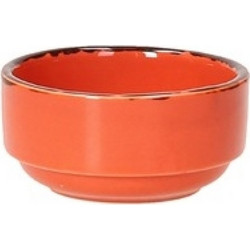 Μπωλ για Dip απο Πορσελάνη, 100cc, φ8xΥ4cm, Κόκκινο/Πορτοκαλί, σειρά Vulcania Veggie, Tognana (1 ΤΕΜ)