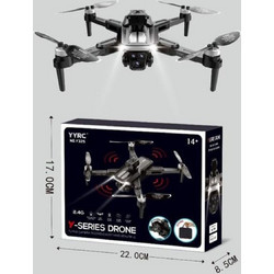 Drone Y-325 27 cm 2.4GHz με Διπλή Κάμερα 4Κ (0026929)