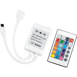 GLOBOSTAR PRISM RGB Controller 3CH DC 12-24V 6A 144W Max IP20 - IR Ασύρματο Χειριστήριο - M5.1x