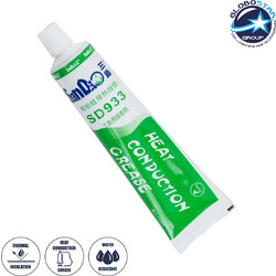 GLOBOSTAR SILICONE-SD933 Σωληνάριο Μονοσυστατικής Θερμοαγώγιμης & Στεγανοποιητικής Πάστας Σιλικόνης RTV 150ml - Αντοχή σε Θερμοκρασίες -50C έως +250C - Λευκή