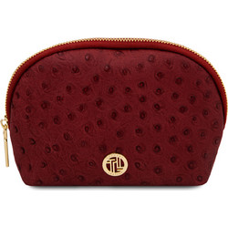 Tuscany Leather Vera Ostrich Νεσεσέρ Κόκκινο