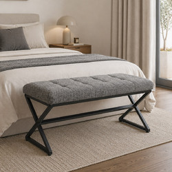 Ταμπουρέ (100x40x46) Spitishop Genk Grey