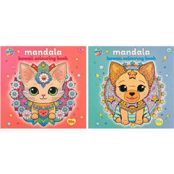 Μπλοκ Ζωγραφικής Moxy Mandala Kawaii 21x21cm 20 Φύλλα