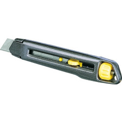Stanley Κοπίδι Φαλτσέτα Interlock Ασφαλείας με Πλαστικό Σώμα και Πλάτος Λάμας 9mm 0-10-095