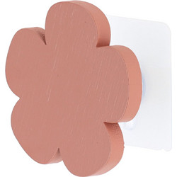 Κρεμαστράκι Αυτοκόλλητο (8x4.6x4.8) T-D Flower Blush 9090153