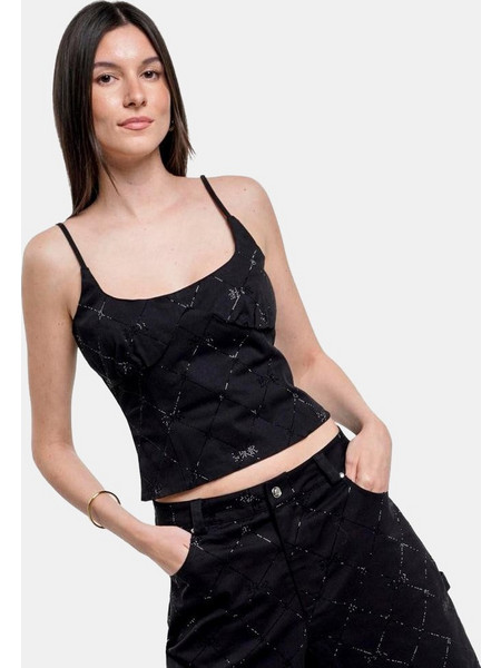 Hoodrich Razor Long Line Cami Γυναικεία Αμάνικη Μπλούζα HW01260007 Black