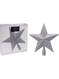 ΚΟΡΥΦΗ ΔΕΝΤΡΟΥ ΑΣΤΕΡΙ 28CM GLITTER (ΑΣΗΜΙ)