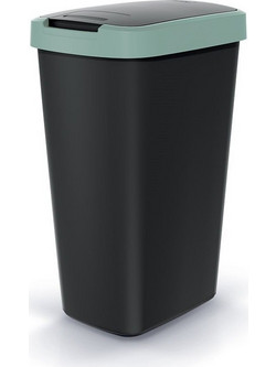 Keden κάδος απορριμμάτων Compacta Q πράσινος/μαύρος 45 lt με καπάκι NSAB45-5575C