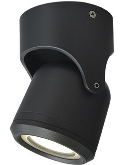 it-Lighting Crescent 1xGU10 Outdoor Spot Anthracite D:90x90x130mm (80206044)