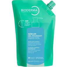 Bioderma Sebium Gel Moussant Purifying And Foaming Gel Refill - Nahradni naln cisticiho peniveho gelu pro smisenou az mastnou plet 400ml