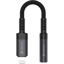 DEVIA IPURE SERIES LIGHTNING TO 3.5mm JACK ADAPTER ΑΝΤΑΠΤΟΡΑΣ (BLACK)