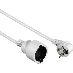 Hama Προέκταση Πολύπριζου Schuko Ext.white 3m Pro Λευκό