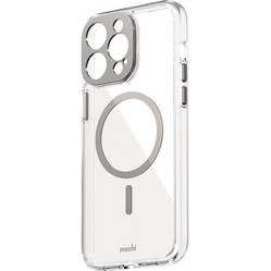 Moshi iGlaze Back Cover with MagSafe Luna Silver (iPhone 15 Plus)